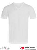 t-shirt męski V-NECK SST9410 Stedman biały