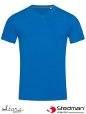 t-shirt męski V-NECK SST9610 Stedman niebieski