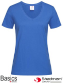 t-shirt damski V-NECK SST2700 Stedman niebieski