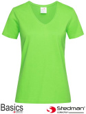 t-shirt damski V-NECK SST2700 Stedman zielony