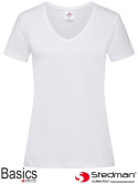 t-shirt damski V-NECK SST2700 Stedman biały