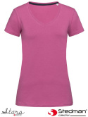 t-shirt V-NECK SST9710 Stedman różowy