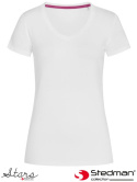 t-shirt V-NECK SST9710 Stedman biały