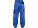 CXS Canis Luxy Josef spodnie robocze do pasa męskie przedłużony wariant 194cm niebiesko-czarne