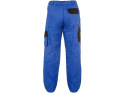 CXS Canis Luxy Josef spodnie robocze do pasa męskie wariant 170-176cm niebiesko-czarne