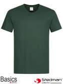 t-shirt męski V-NECK SST2300 Stedman zielony butelkowy
