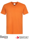 t-shirt męski V-NECK SST2300 Stedman pomarańczowy