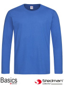 t-shirt męski z długim rękawem SST2500 Stedman niebieski