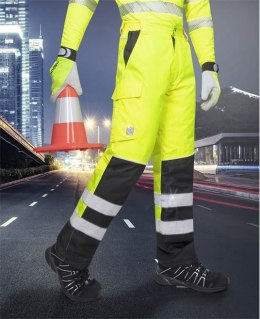 spodnie robocze do pasa ostrzegawcze zimowe Howard Reflex H8940 Ardon żółte