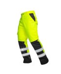 spodnie do pasa zimowe ostrzegawcze H8940 żółte