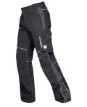 spodnie robocze męskie H6419 Urban Ardon przedłużone czarno-szare