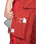 spodnie do pracy H6425 Ardon Urban skrócone czerwone