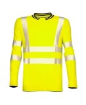 koszulka robocza ostrzegawcza z długim rękawem H5926 Signal HiViz Ardob żółta