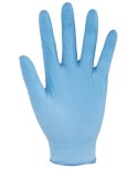 rękawiczki bhp jednorazowe bezpudrowe Infinitt Touch A5075 Ardon niebieskie