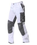 spodnie bhp męskie H5625 Summer Ardon przedłużone białe