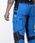 spodnie bhp do pasa H6081 4Xstretch Ardon niebieskie