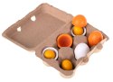 Jajka do zabawy wyjmowane żółtka drewniane