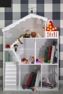 LULILO Półka regał domek na książki zabawki 2w1 CALLA 116cm XXL - domki dla dzieci
