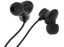 L-BRNO Słuchawki douszne z mikrofonem przewodowe Type-c czarne