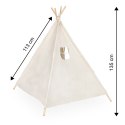Namiot domek indiański dla dzieci Tipi Wigwam 135cm - namioty dla dzieci