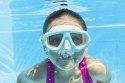 BESTWAY 22011 Okulary maska do pływania nurkowania zielone