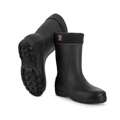 KALOSZE DAMSKIE EVA LARIS BLACK ROZM. 36
