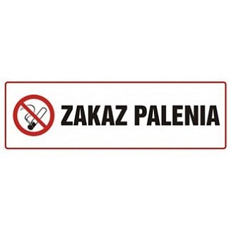 ZNAK - ZAKAZ PALENIA - NE 010 BH PN