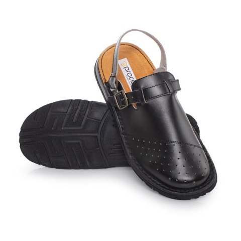 OBUWIE PROFILAKTYCZNE ALBIN Z PERFORACJĄ CZARNE ROZM. 43