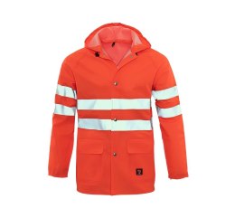 PROBALTIC KURTKA PRZECIWDESZCZOWA FLUO ORANGE ROZM. 48