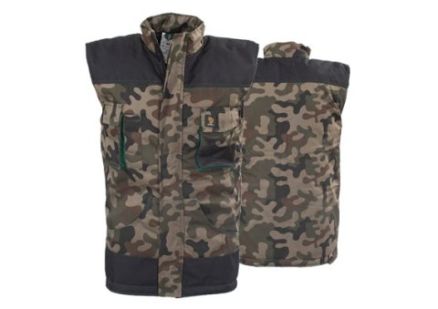 BEZRĘKAWNIK OCIEPLANY PROMAN 260 MORO ZIELONY ROZM. 52