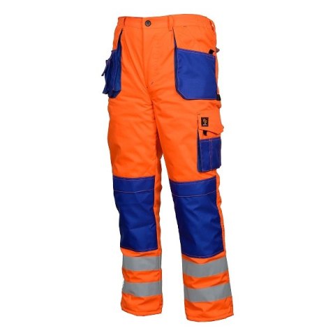 PROMAN SPODNIE DO PASA OCIEPLANE HV POMARAŃCZOWE ROZM. 50