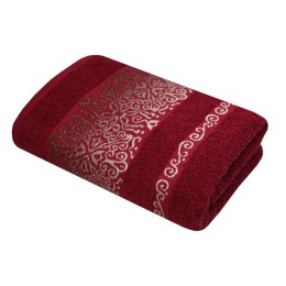 RĘCZNIK BAWEŁNIANY MAJORKA 50X90 500g. BORDO