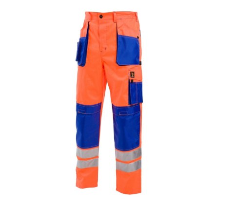 SPODNIE ROBOCZE DO PASA PROMAN 260 PROCERA POMARAŃCZOWE HVP