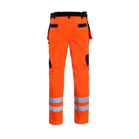 OUTLET SPODNIE DO PASA PROMONTER 260 POMARAŃCZOWE HVP ROZM. 58