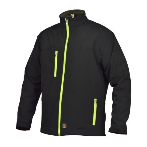 SOFTSHELL KURTKA CZARNA ROZM. L
