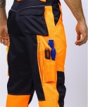 spodnie bhp do pasa odblaskowe H5960 Signal+ Ardon pomarańczowo-czarne