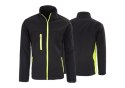 SOFTSHELL KURTKA CZARNO ŻÓŁTA ROZM. XXXL