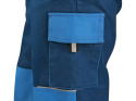 spodnie do pracy męskie Luxy Josef CXS Canis granatowo-niebieskie