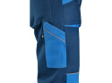 spodnie męskie do pasa CXS Canis Luxy Josef granatowo-niebieskie