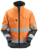 kurtka robocza ocieplana ostrzegawcza Core 1138 Snickers Workwear pomarańczowa
