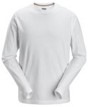 t-shirt roboczy z długim rękawem 2496 Snickers Workwear biały