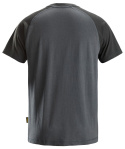 koszulka bhp 2-kolorowa 2550 Snickers Workwear szaro-czarna