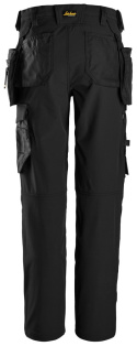 spodnie bhp do pasa damskie z odpinanymi workami kieszeniowymi Full Stretch AllroundWork 6771 Snickers Workwear