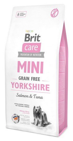 Hipoalergiczna karma sucha dla psów rasy York Brit Care Grain Free Mini Yorkshire 7kg