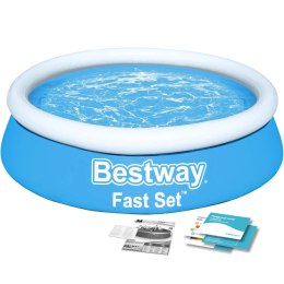 Bestway 57392 basen ogrodowy rozporowy 183 x 51 cm - tani basen okrągły dla dzieci - sklep online