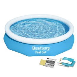 Bestway 57456 basen ogrodowy rozporowy 305 x 66 cm - tani okrągły basen rozporowy niebieski - sklep online