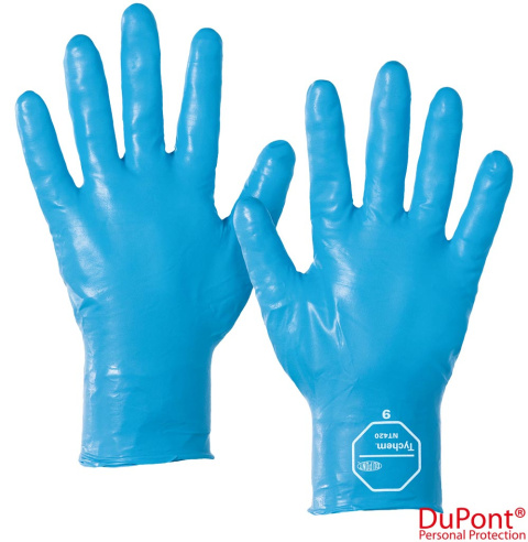 Dupont rękawice ochronne Tych-glo-NT420 niebieskie