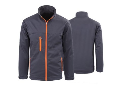 SOFTSHELL KURTKA SZARA ROZM. XXXL