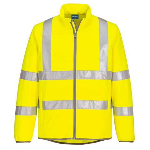 kurtka robocza softshell ostrzegawcza EC24 Portwest żółta