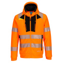 bluza robocza ostrzegawcza z kapturem DX4 DX477 Portwest pomarańczowo-czarna